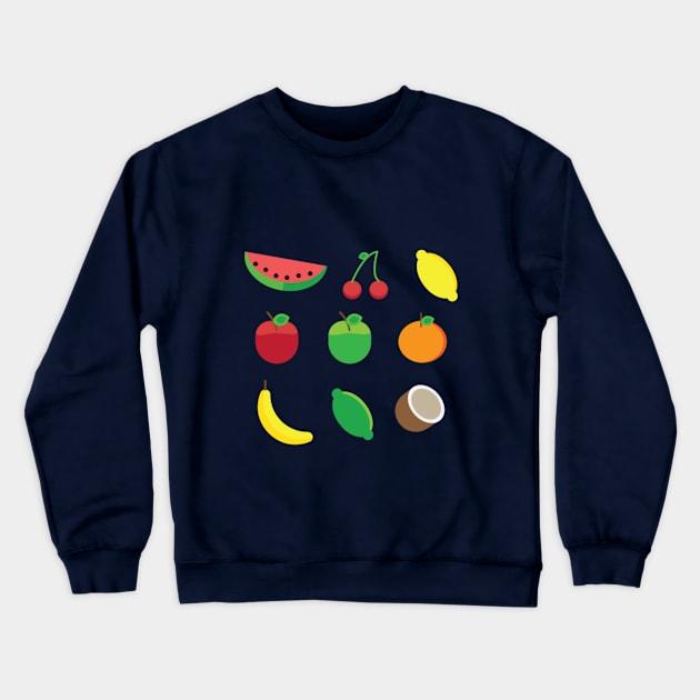 Fruits Crewneck Sweatshirt by Elisabethsdesigns